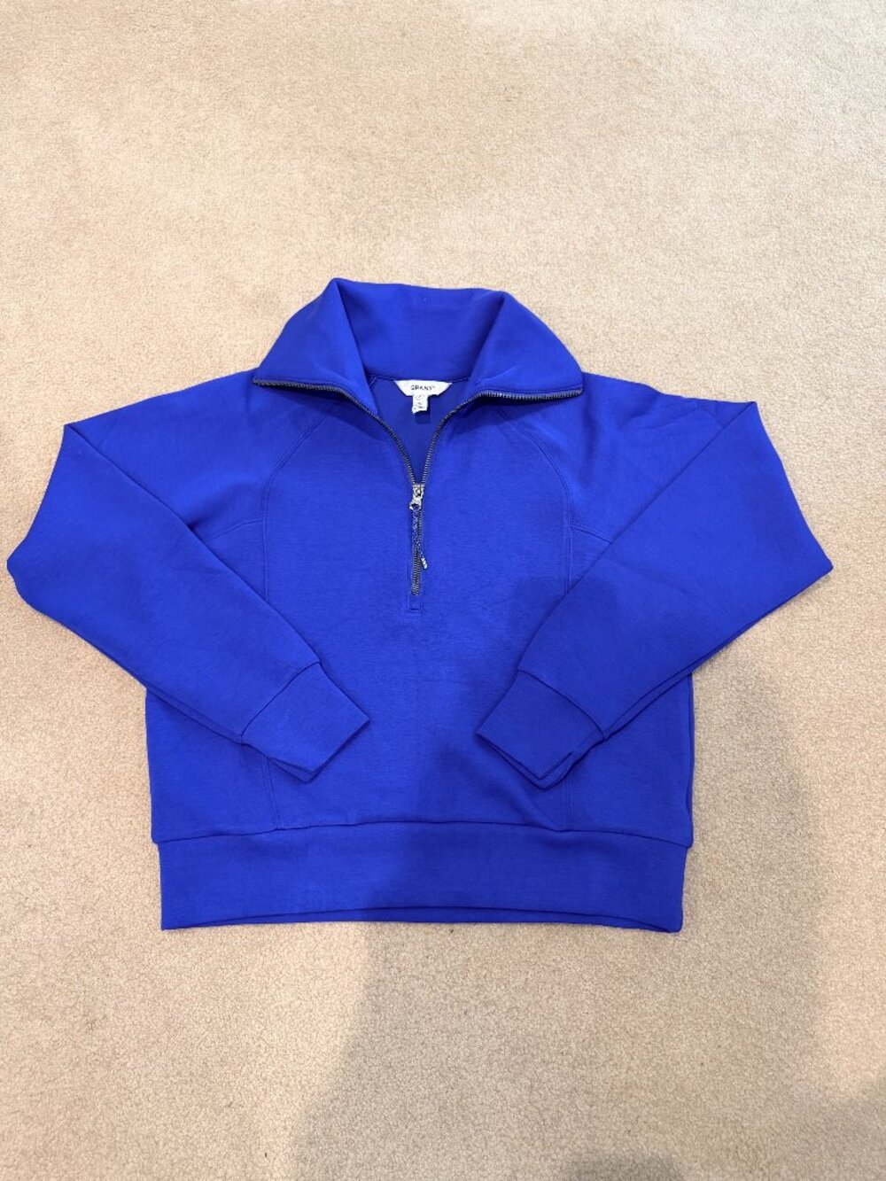 Spanx AirEssentials Half Zip Sweatshirt Size Small
